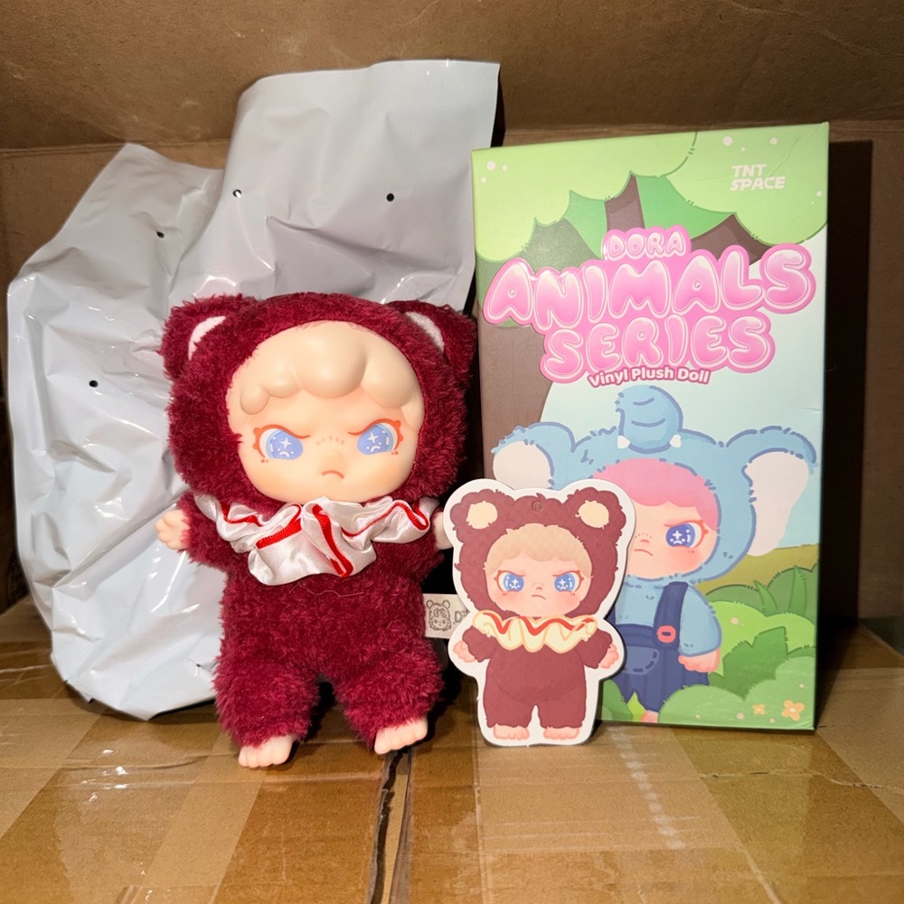 Dora Animals Series Vinyl Plush Doll- Baby Bear